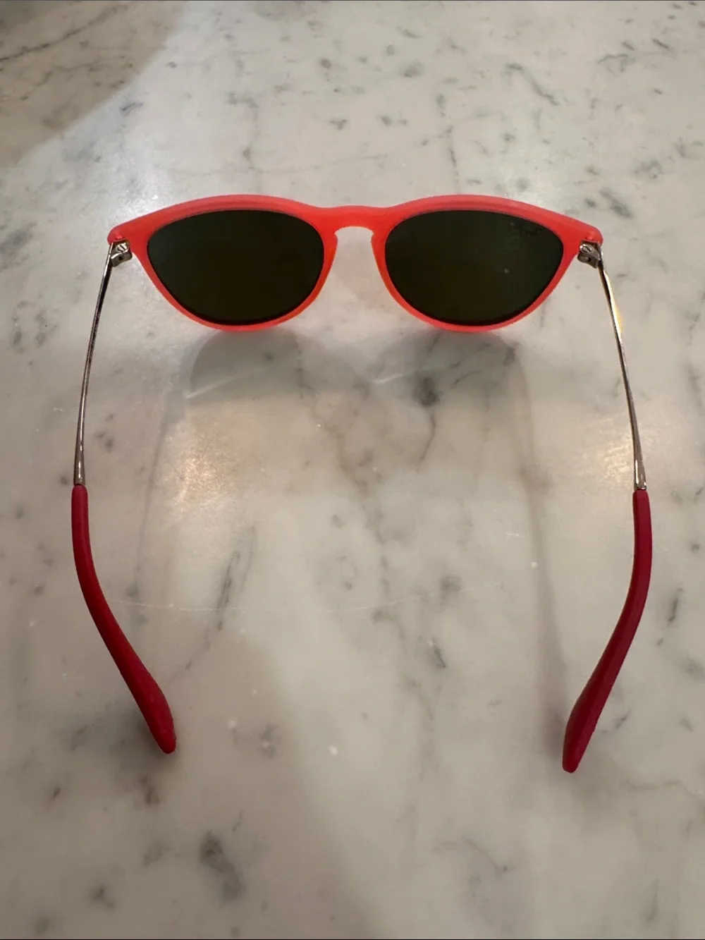Ray-Ban coral Frame with Mirrored Lenses Sunglasses youth size